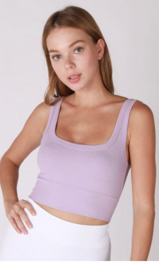 Ribbed Knit Crop Top