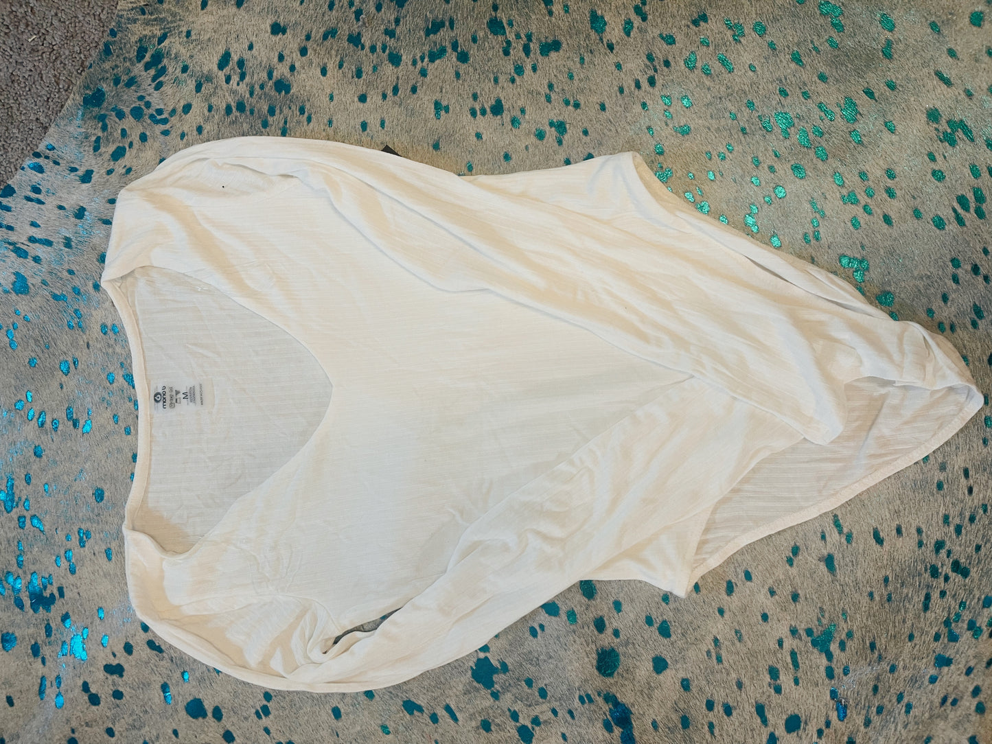 White Ribbed Bodysuit