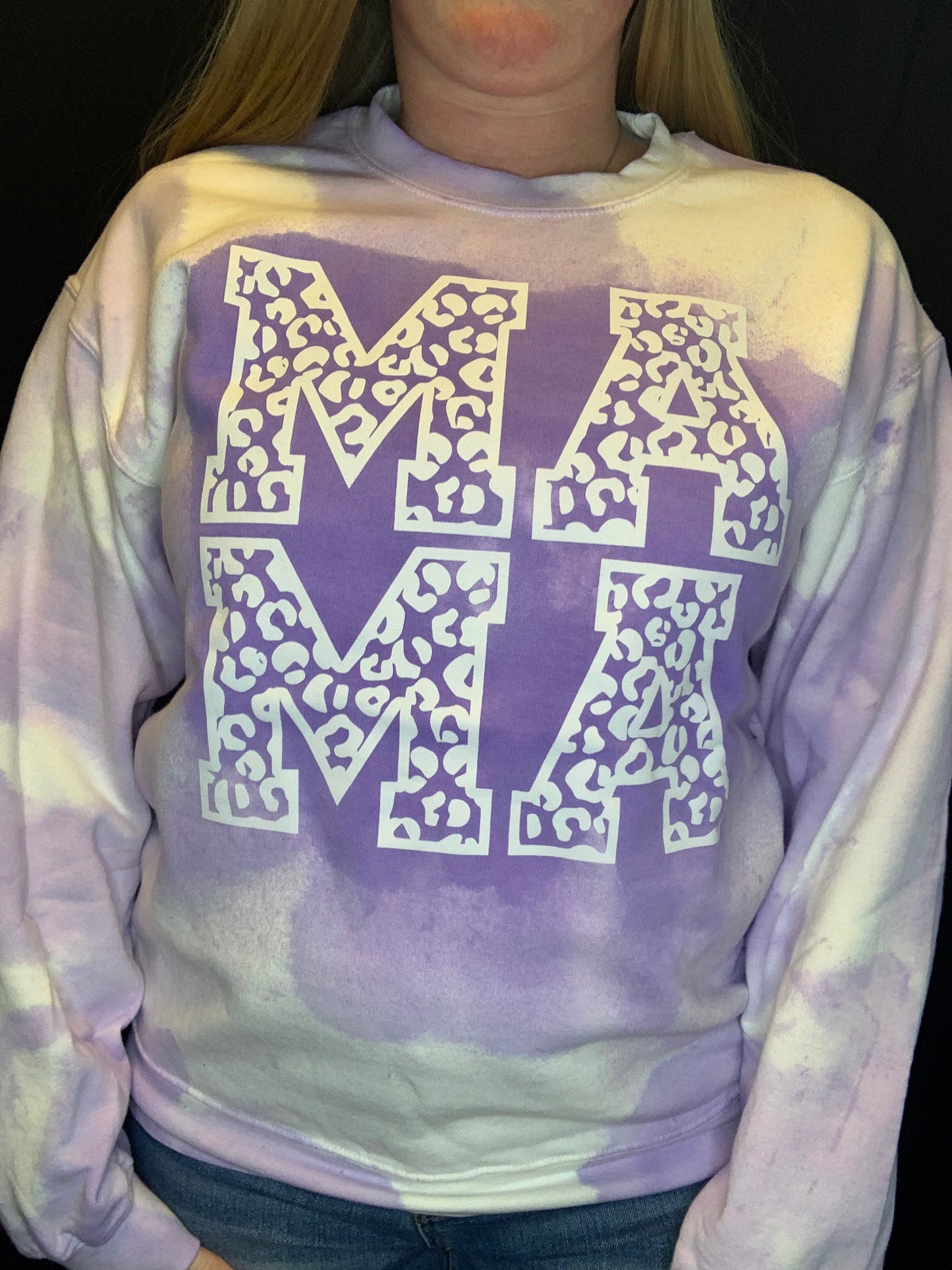 MAMA Tie Dye Crewneck