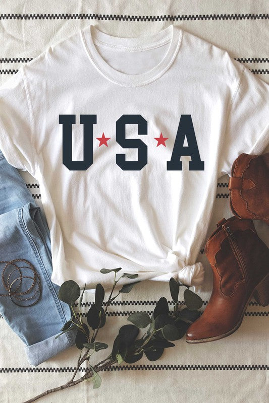 USA Star Graphic Tee