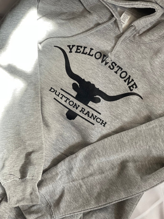 Grey Yellowstone Hoodie